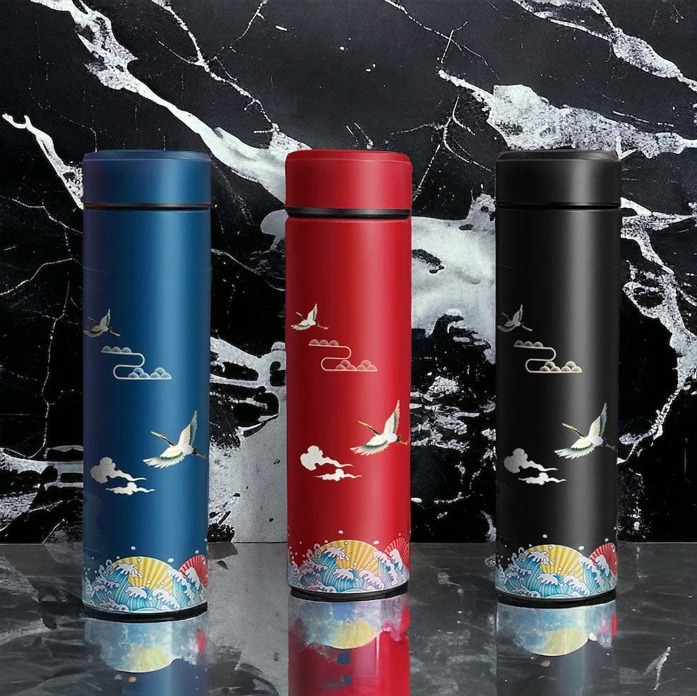 isothermal stainless steel bottle "style hokusai"